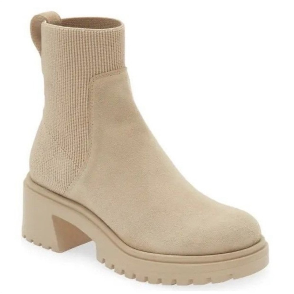 Steve Madden Holley Chelsea Sand Suede boots